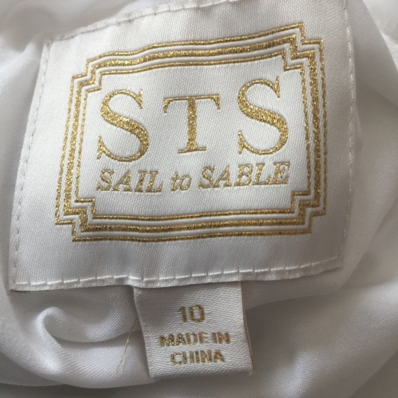 Sail-to-Sable-White-Sleeveless-Eyelet-Dress-Lined - Picture 8 of 8